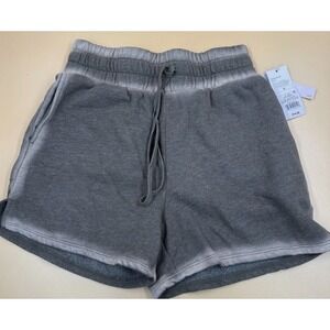 Wild Fable Womens High-Rise Acid Wash Sweat Shorts Pewter Gray Small NWT